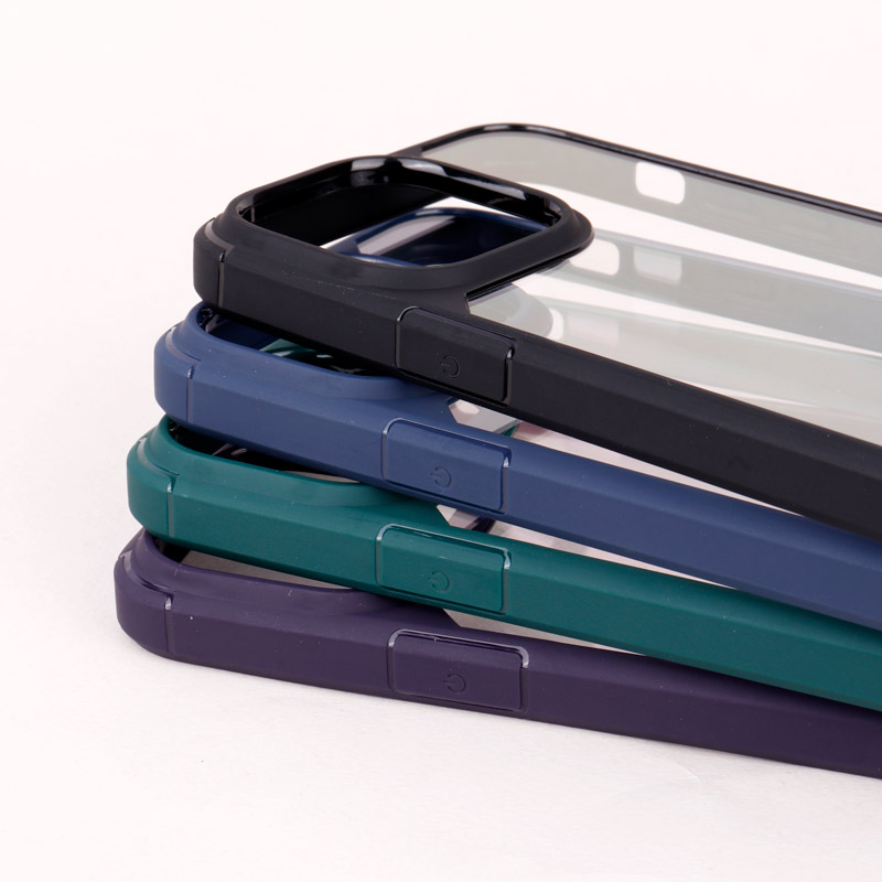 قاب ضد ضربه پشت شفاف Air Skin دور رنگی iPhone 14 Pro Max