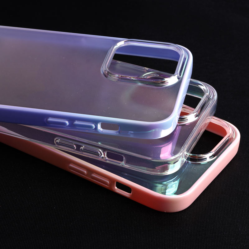 خرید قاب ضد ضربه شفاف Keephone دور هولوگرامی iPhone 14 Pro Max تکنوسان