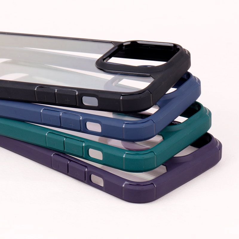 قاب ضد ضربه پشت شفاف Air Skin دور رنگی iPhone 14 Pro Max