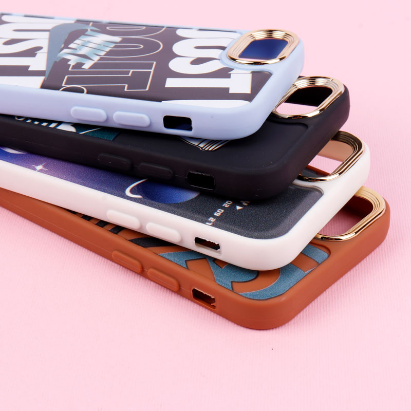 قاب طرحدار دور لنز فلزی iPhone 7 / 8 / SE 2020
