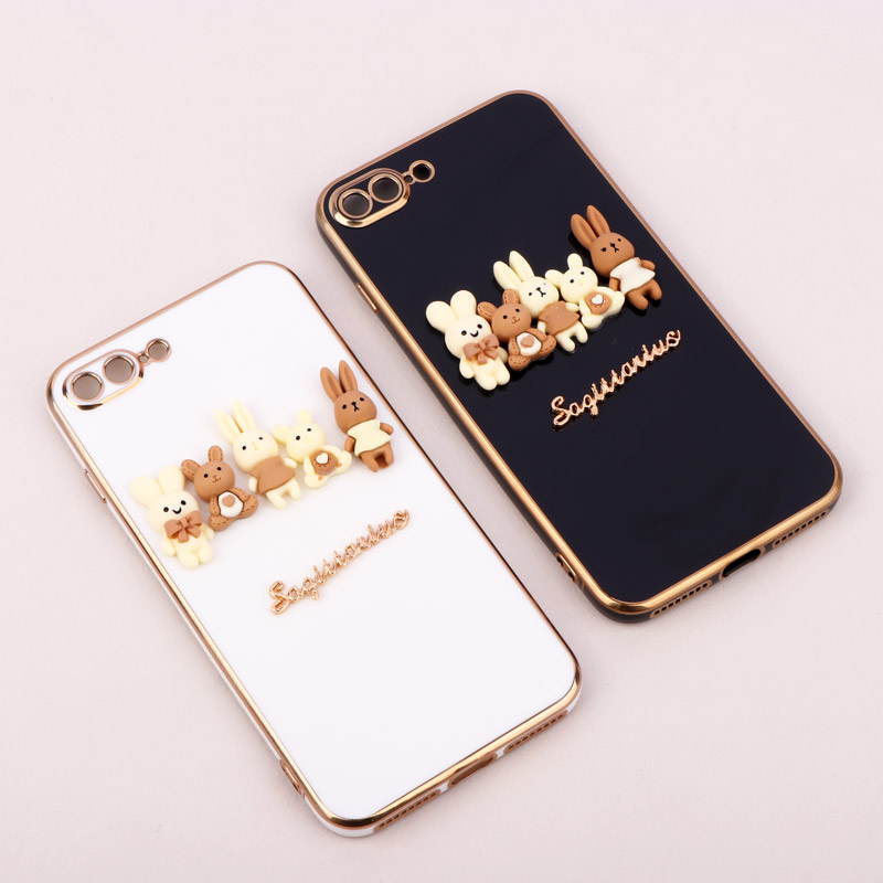 قاب عروسکی My Case Tedi محافظ لنزدار iPhone 7 Plus / 8 Plus