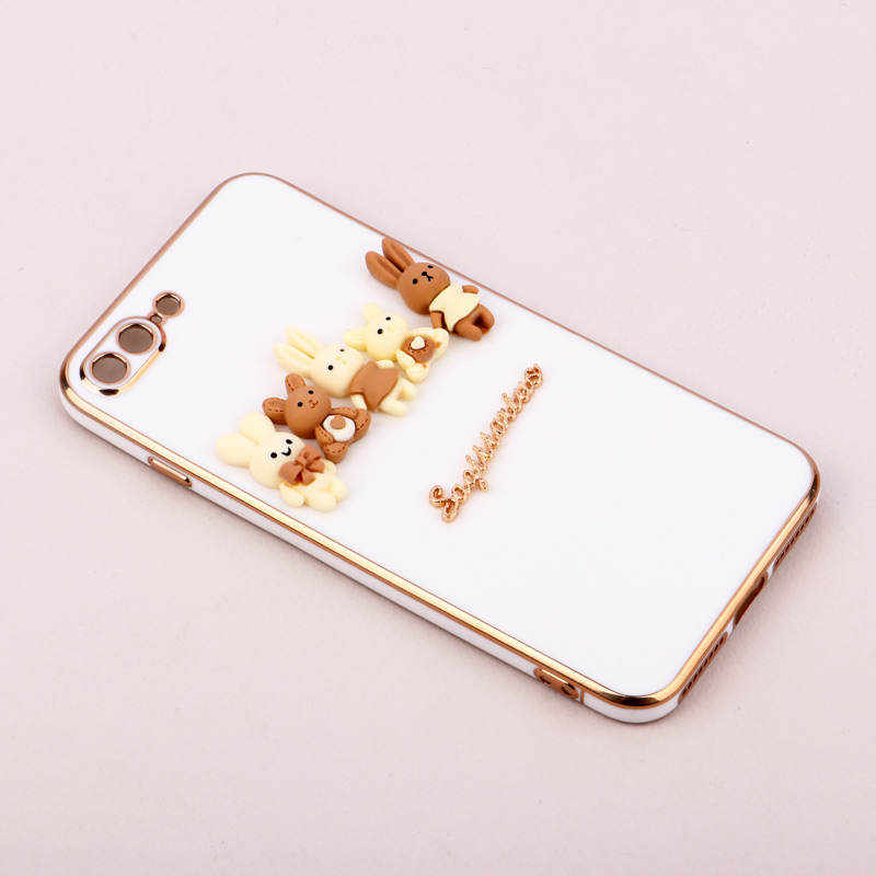 قاب عروسکی My Case Tedi محافظ لنزدار iPhone 7 Plus / 8 Plus