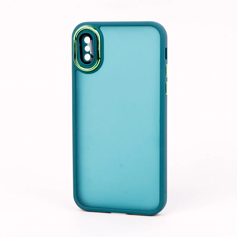 قاب PC آیفون iPhone X / XS متال ایرون پشت مات محافظ لنزدار