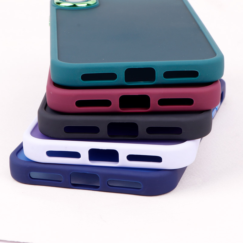 قاب PC متال ایرون مات محافظ لنزدار iPhone X / XS