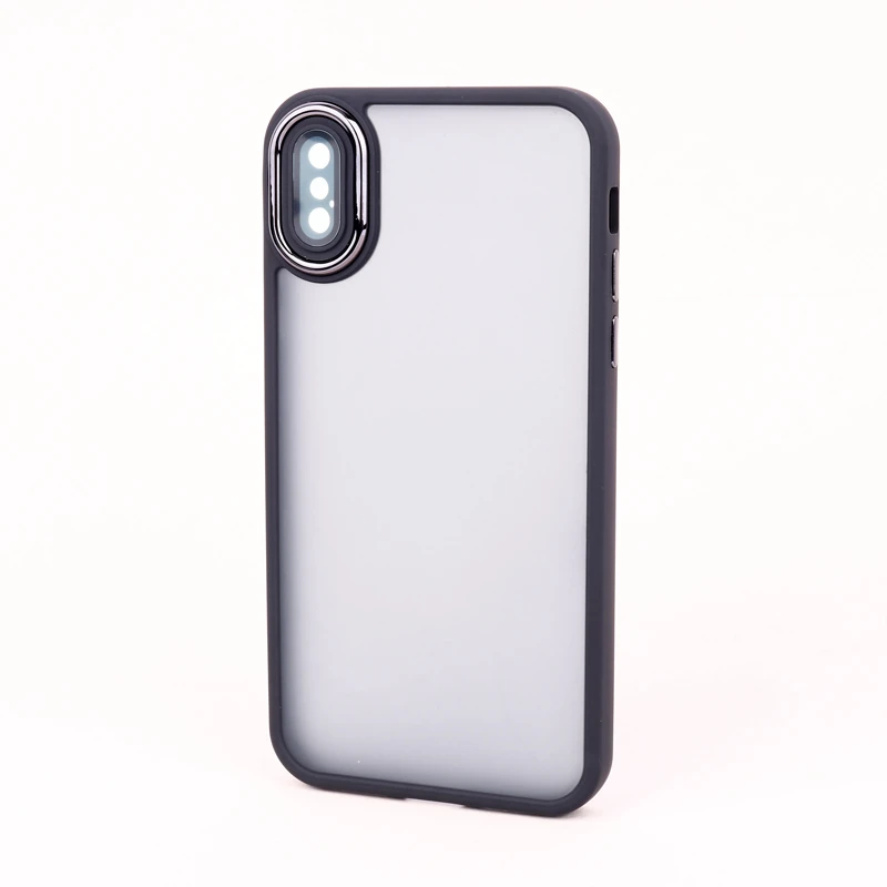 قاب PC آیفون iPhone X / XS متال ایرون پشت مات محافظ لنزدار
