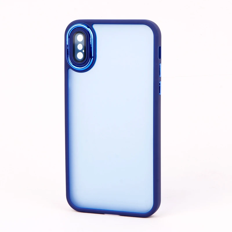 قاب PC آیفون iPhone X / XS متال ایرون پشت مات محافظ لنزدار