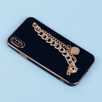 قاب My Case محافظ لنزدار + آویز دستی کارتیر iPhone X / XS
