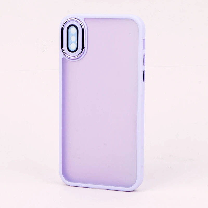 قاب PC آیفون iPhone X / XS متال ایرون پشت مات محافظ لنزدار