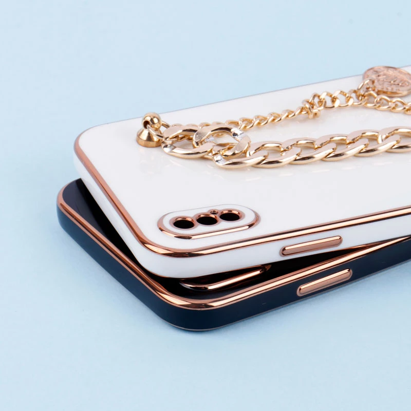 قاب My Case محافظ لنزدار + آویز دستی کارتیر iPhone X / XS