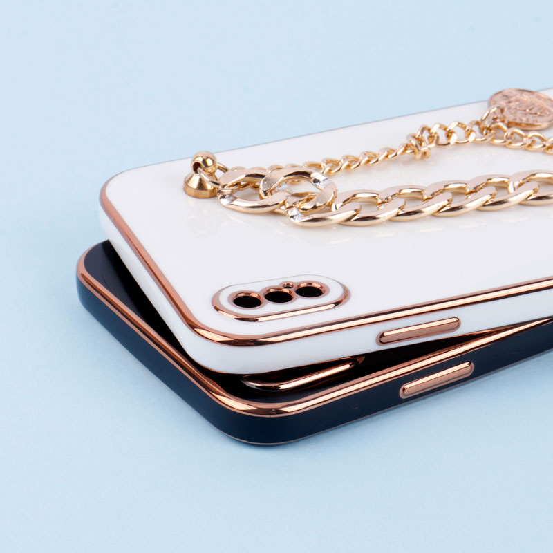 قاب My Case محافظ لنزدار + آویز دستی کارتیر iPhone X / XS