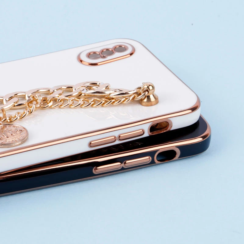 قاب My Case محافظ لنزدار + آویز دستی کارتیر iPhone X / XS
