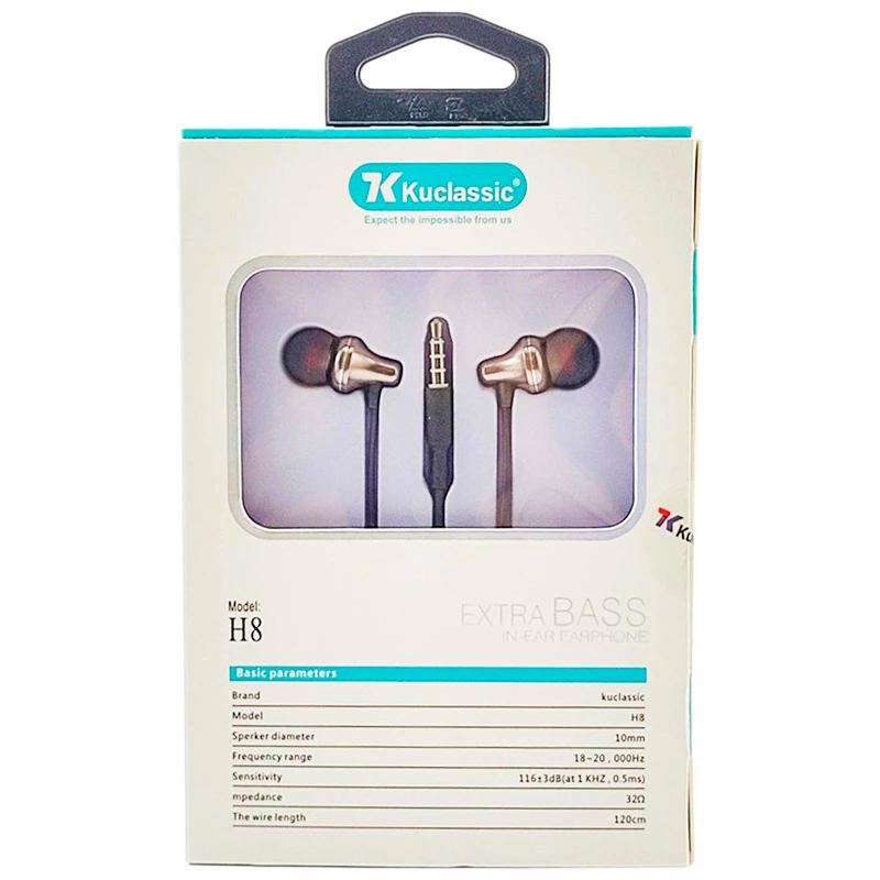 هندزفری kuclassic H8