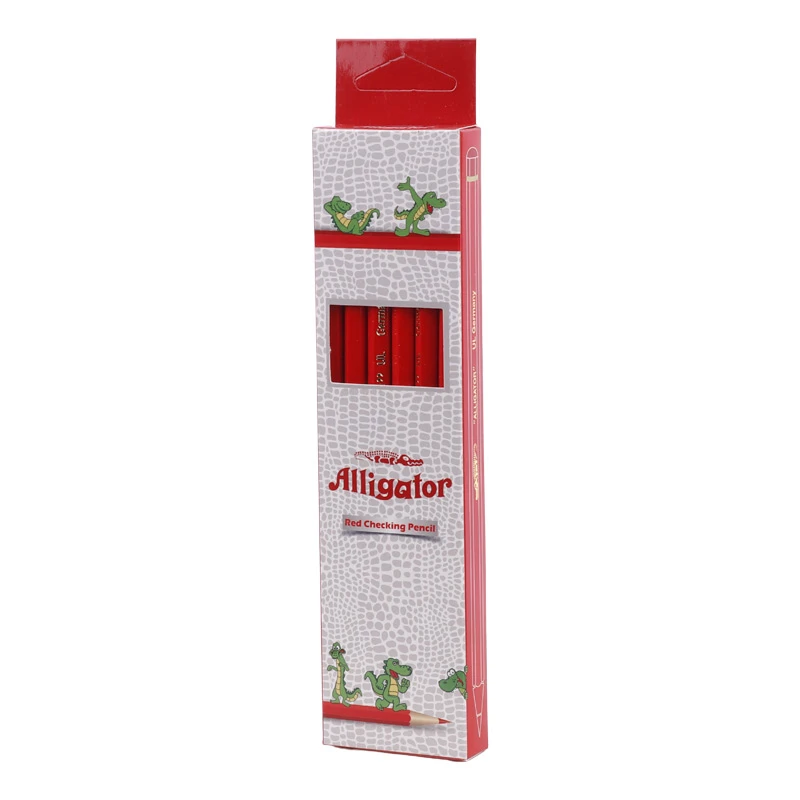 مداد قرمز الیگیتور Alligator NO.32500004 بسته 12 عددی