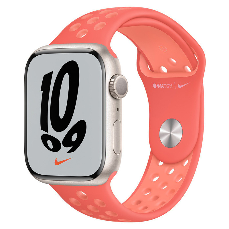 ساعت هوشمند اپل سری Apple Watch 41mm Aluminum Case Nike Sport Band 7