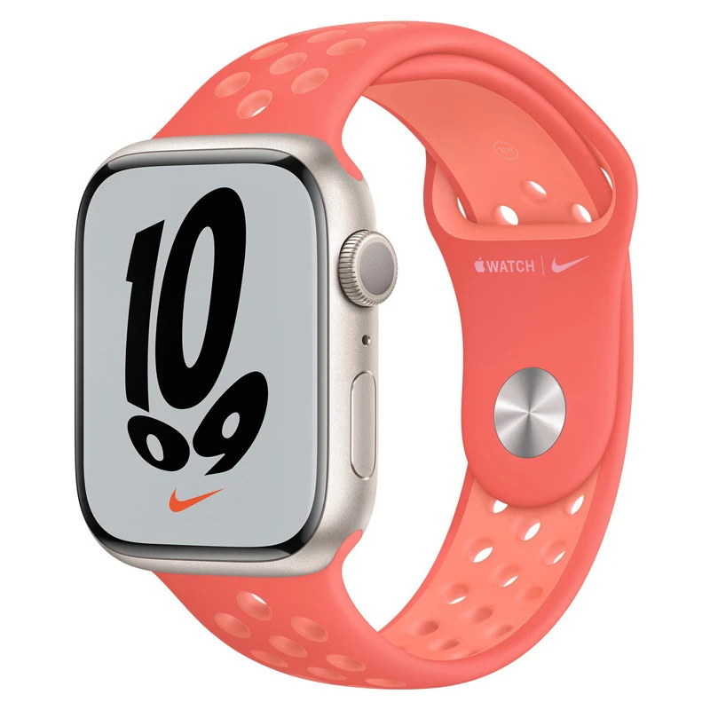 ساعت هوشمند اپل سری Apple Watch 45mm Aluminum Case Nike Sport Band 7