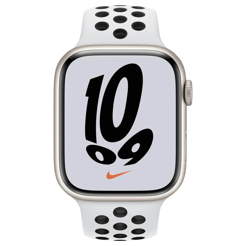 ساعت هوشمند اپل سری Apple Watch 45mm Aluminum Case Nike Sport Band 7