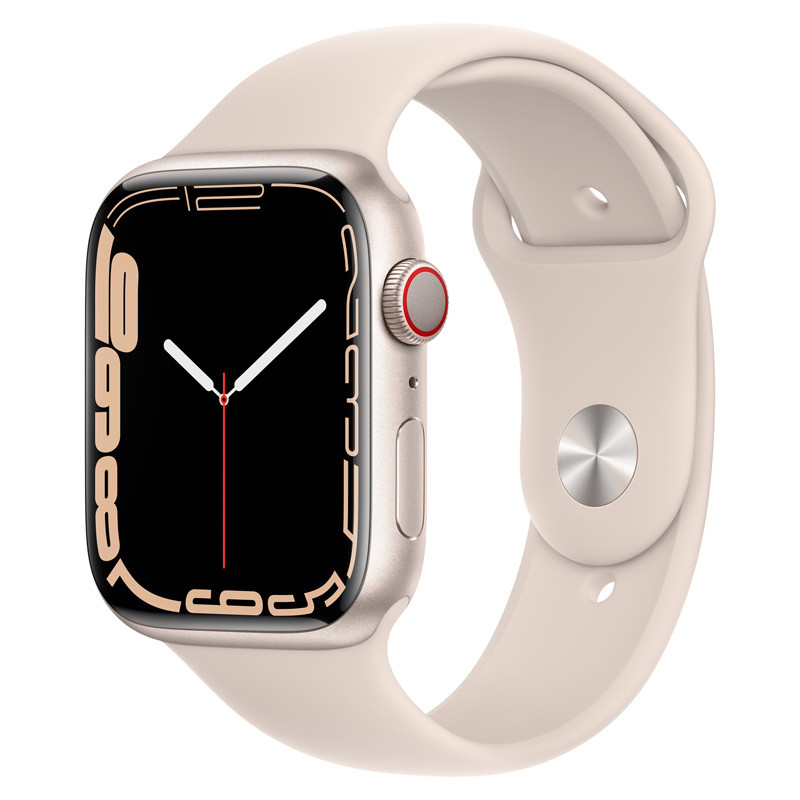 ساعت هوشمند اپل سری Apple Watch 45mm Aluminum Case Silicone Band GPS + Cellular 7