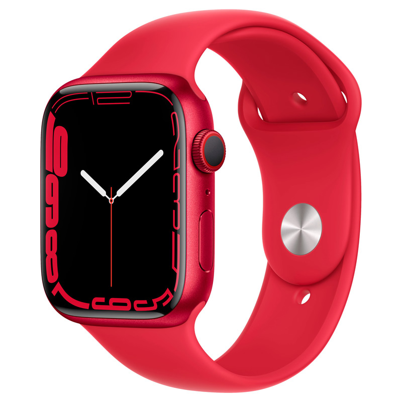 ساعت هوشمند اپل سری Apple Watch 45mm Aluminum Case Silicone Band GPS + Cellular 7