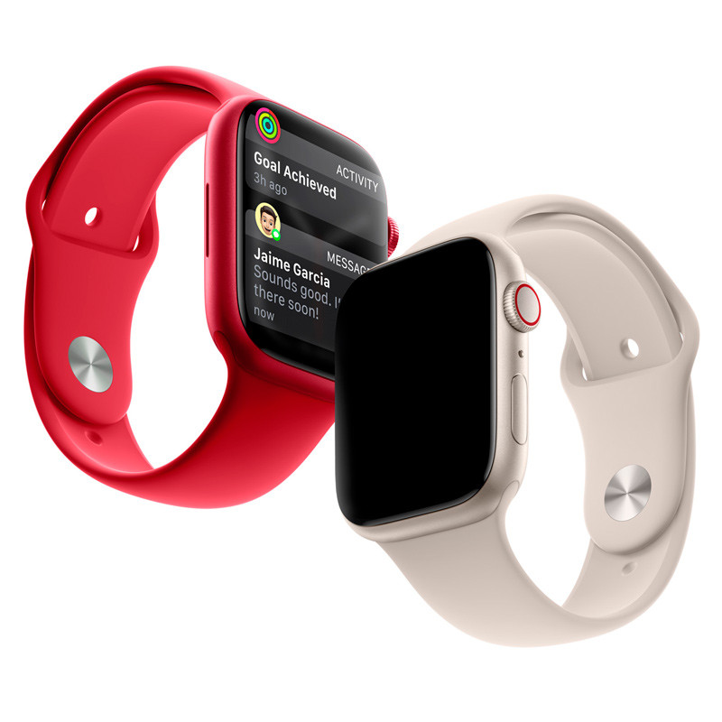 ساعت هوشمند اپل سری Apple Watch 45mm Aluminum Case Silicone Band GPS + Cellular 7