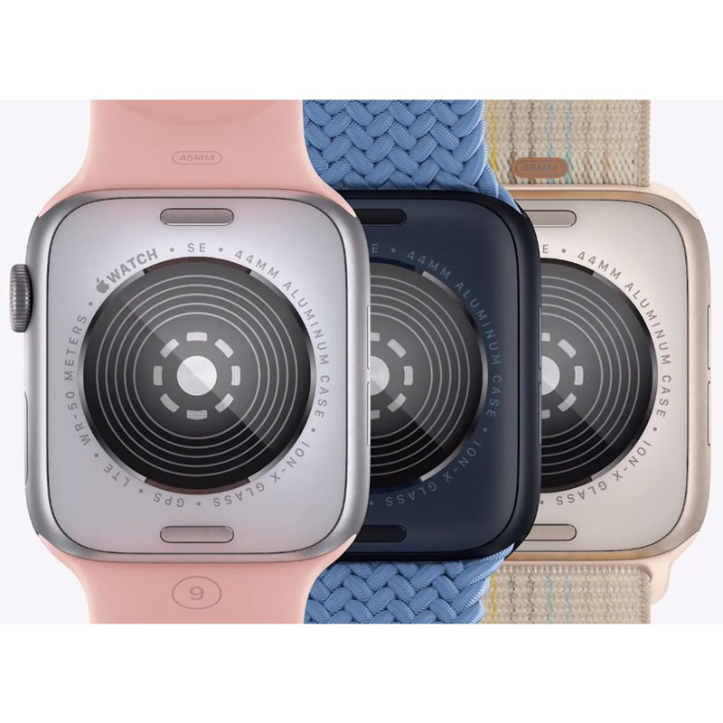 ساعت هوشمند اپل سری (Apple Watch 44mm Aluminum Case Silicone Band SE8 (2022