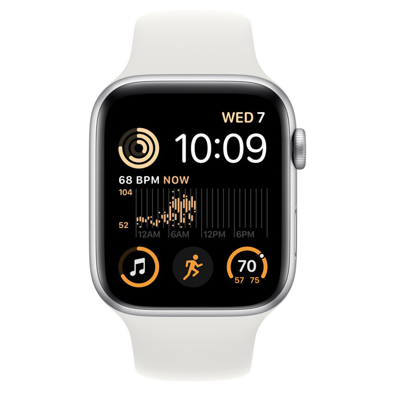 ساعت هوشمند اپل سری (Apple Watch 44mm Aluminum Case Silicone Band SE8 (2022