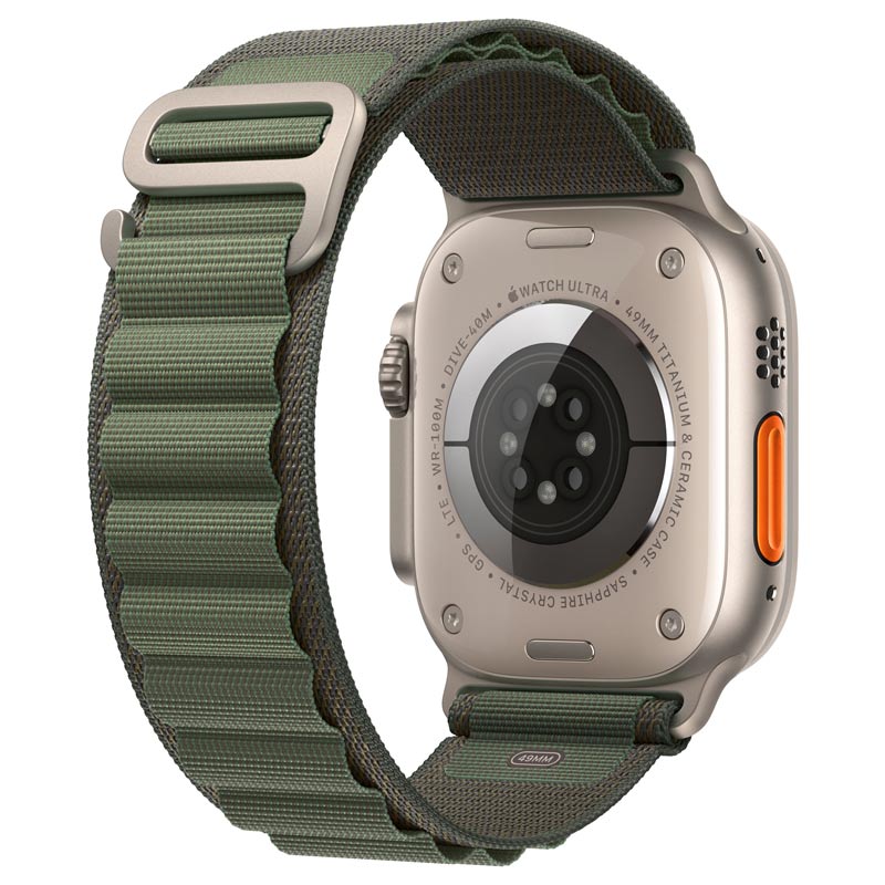 ساعت هوشمند اپل سری Apple Watch 49mm Titanium Case Alpine Loop Band GPS + Cellular Ultra