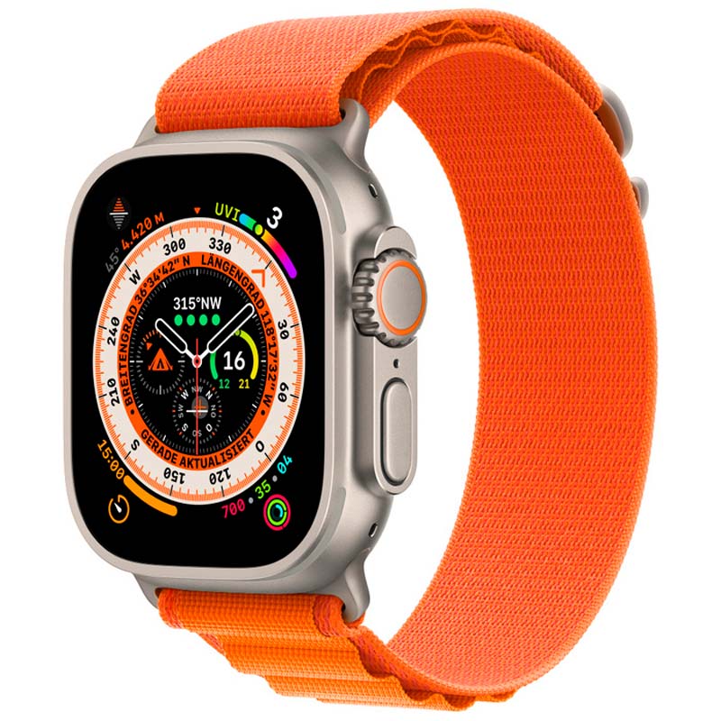 ساعت هوشمند اپل سری Apple Watch 49mm Titanium Case Alpine Loop Band GPS + Cellular Ultra