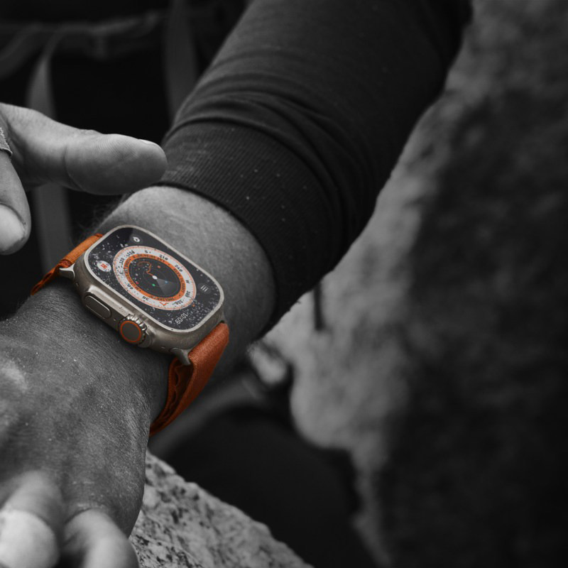 ساعت هوشمند اپل سری Apple Watch 49mm Titanium Case Alpine Loop Band GPS + Cellular Ultra