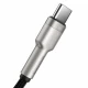 کابل کوتاه تایپ سی فست شارژ Baseus Cafule Series Metal CAKF000001 6A 66W 25cm
