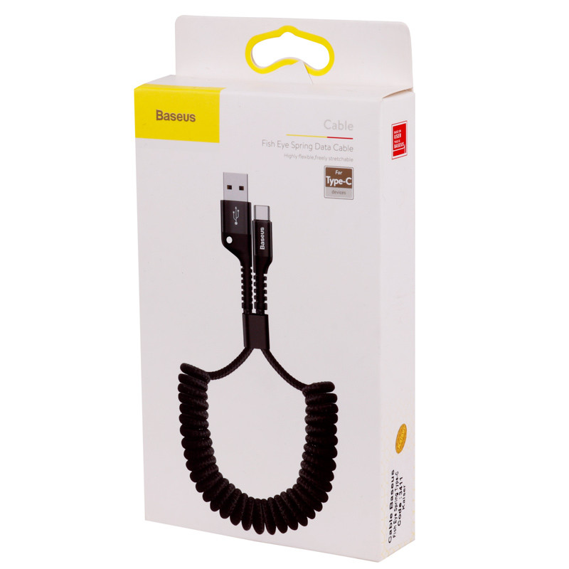کابل فنری تایپ سی Baseus Fish Eye Spring Catsr-0 2A 1m