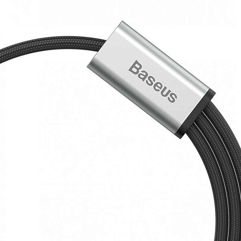 کابل 3 سر فست شارژ Baseus Rapid Series CAMLT-SUS 3A 1.2m