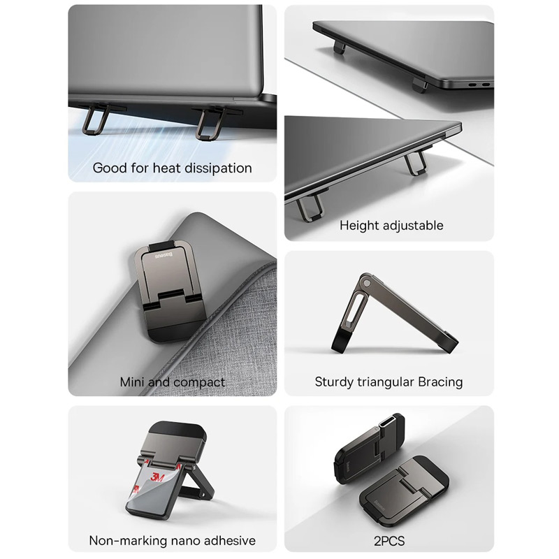 استند لپ تاپ Baseus Slim Laptop Kickstand LUZC00001