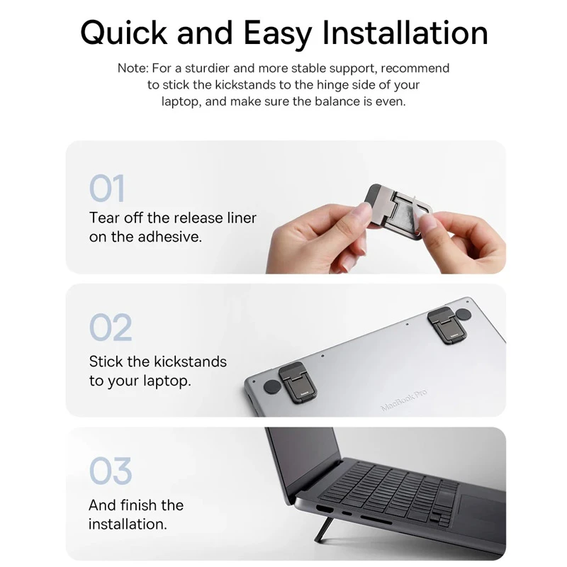 پایه نگهدارنده لپ تاپ باسئوس Slim Laptop Kickstand LUZC00001