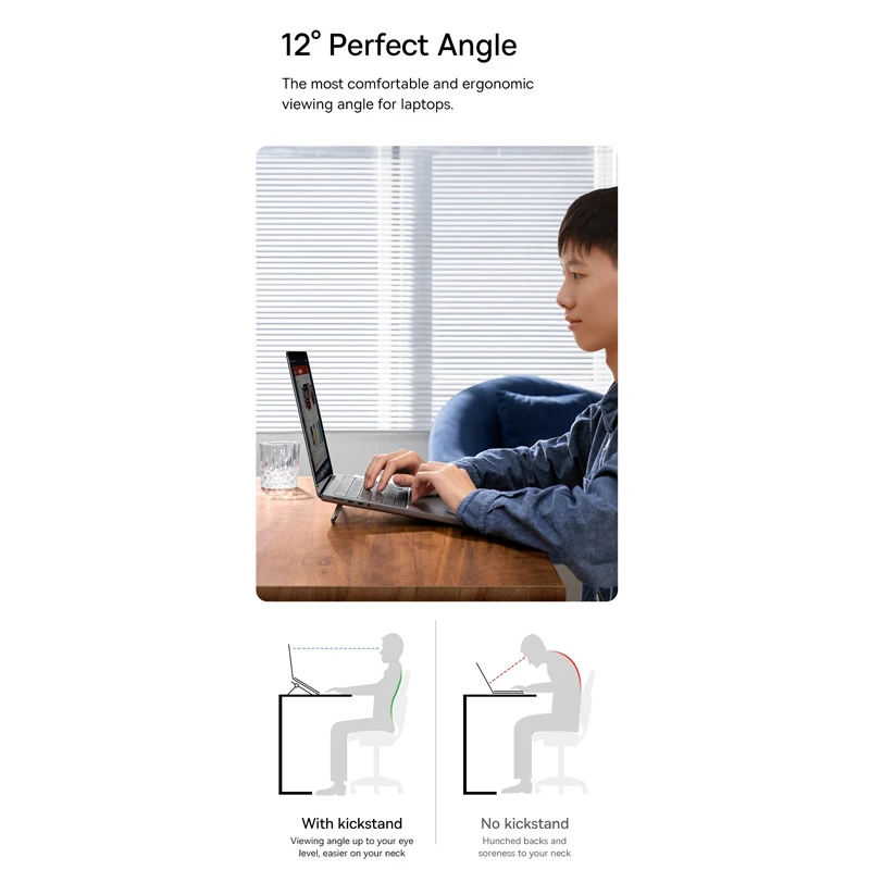 پایه نگهدارنده لپ تاپ باسئوس Slim Laptop Kickstand LUZC00001