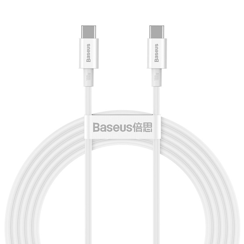 کابل تبدیل فست شارژ Baseus Superior Series CATYS-C0 Type-C to Type-C 5A QC3.0 100W 2m