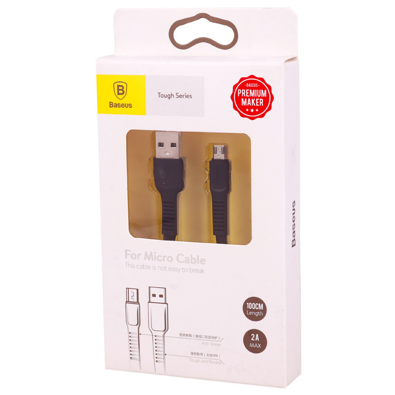 کابل میکرو یو اس بی Baseus Tough Series CAMZY-B0 2A 1m