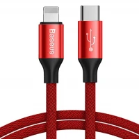 کابل تبدیل فست شارژ Baseus Yiven CATLYW-C0 Type-C to Lightning 2A 1m