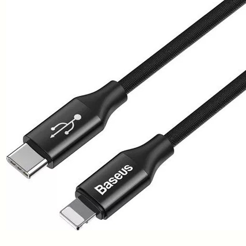کابل تبدیل فست شارژ Baseus Yiven CATLYW-C0 Type-C to Lightning 2A 1m