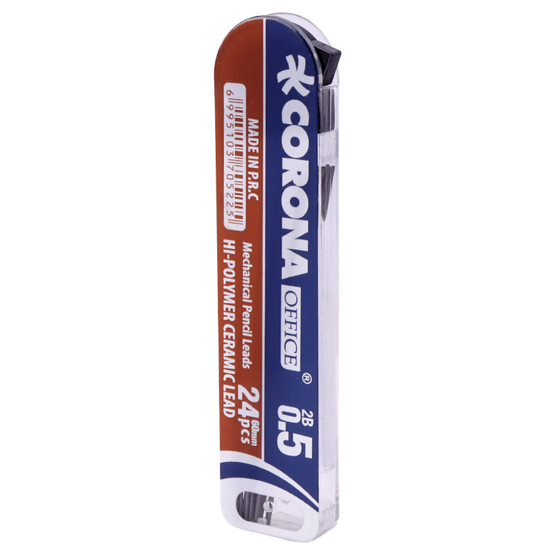 نوک مداد نوکی Corona PL-05 0.5mm 2B بسته 12 عددی