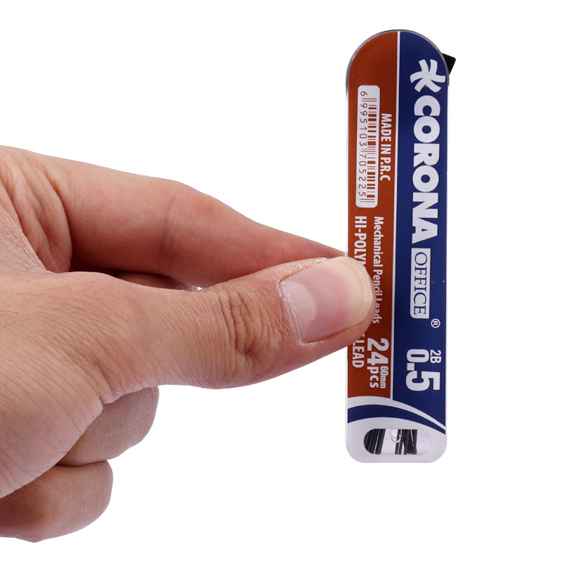 نوک مداد نوکی Corona PL-05 0.5mm 2B بسته 12 عددی