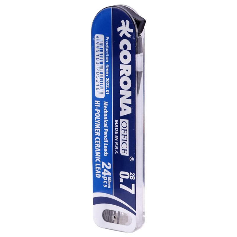 نوک مداد نوکی Corona PL-07 0.7mm 2B بسته 12 عددی
