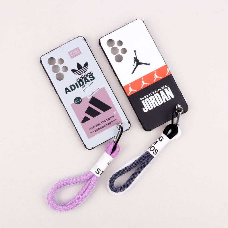 قاب طرحدار محافظ لنزدار + بند آویز لنیارد Samsung Galaxy A53 5G