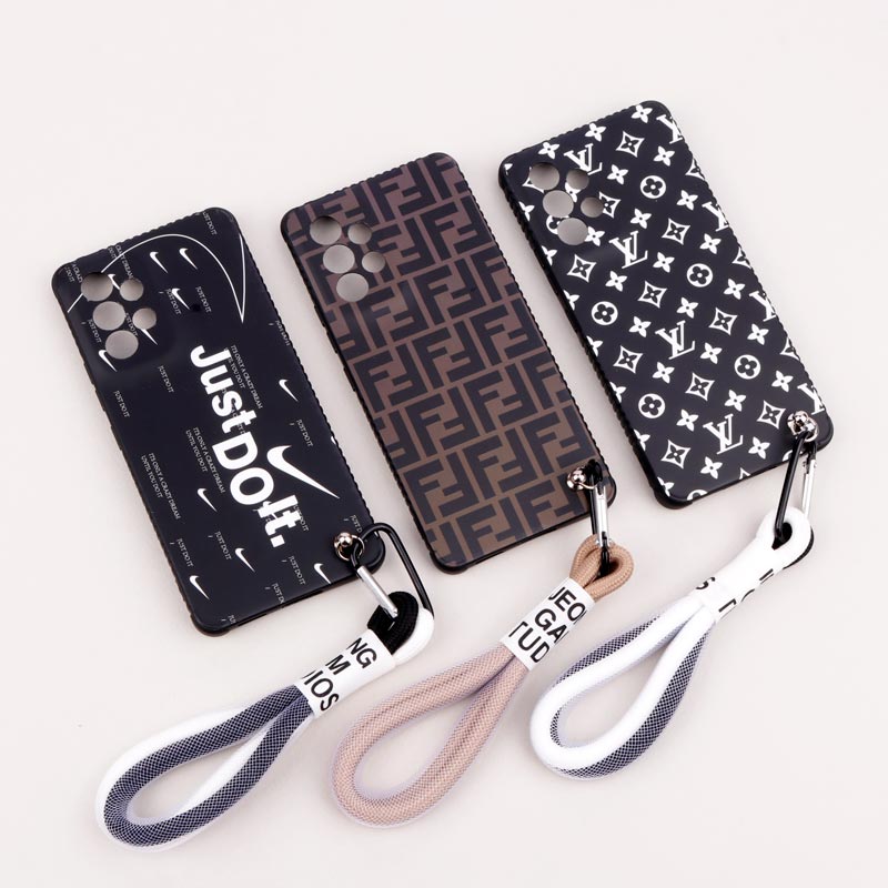 قاب طرحدار محافظ لنزدار + بند آویز لنیارد Samsung Galaxy A53 5G