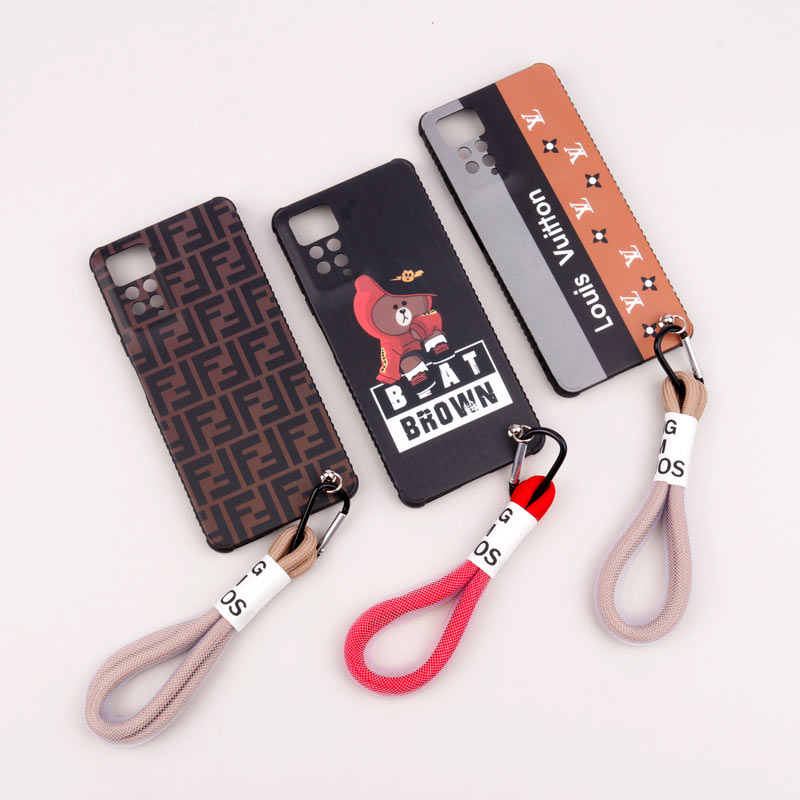 قاب طرحدار محافظ لنزدار + بند آویز لنیارد Xiaomi Redmi Note 11 Pro