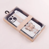 قاب طرح پروانه ای محافظ لنزدار برجسته iPhone 14