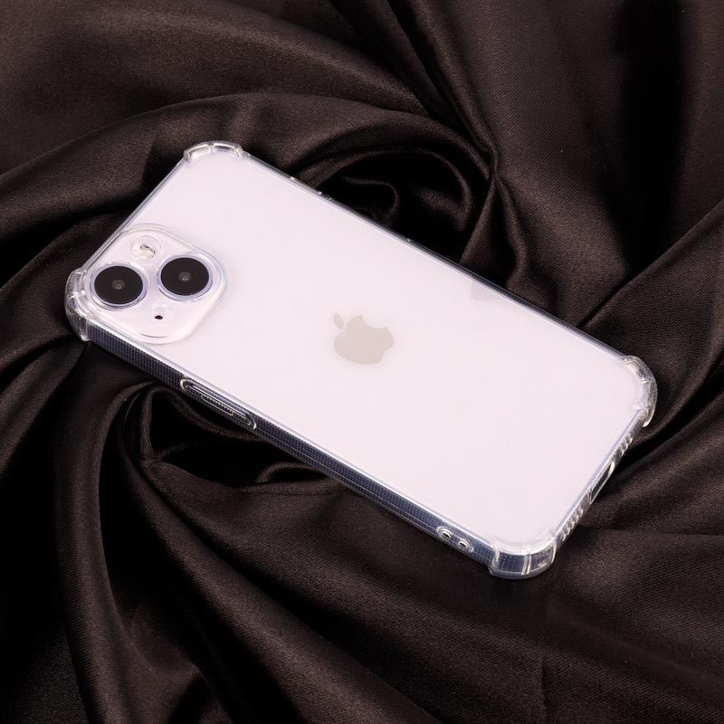 قاب ژله ای ضربه گیر بی رنگ محافظ لنزدار iPhone 14