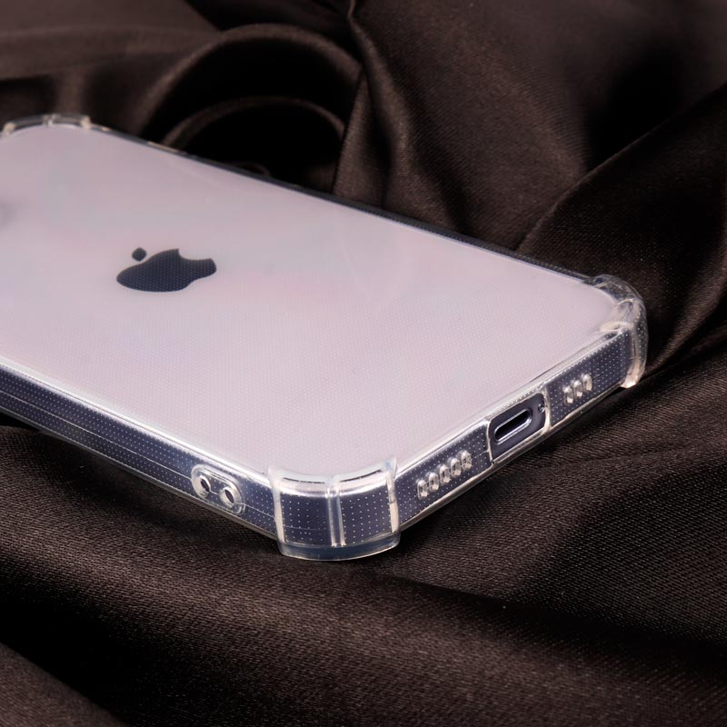 قاب ژله ای ضربه گیر بی رنگ محافظ لنزدار iPhone 14