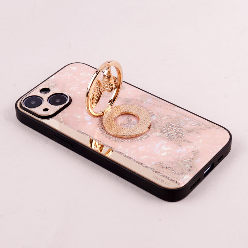 قاب طرح پروانه ای محافظ لنزدار برجسته پاپ سوکت دار iPhone 14