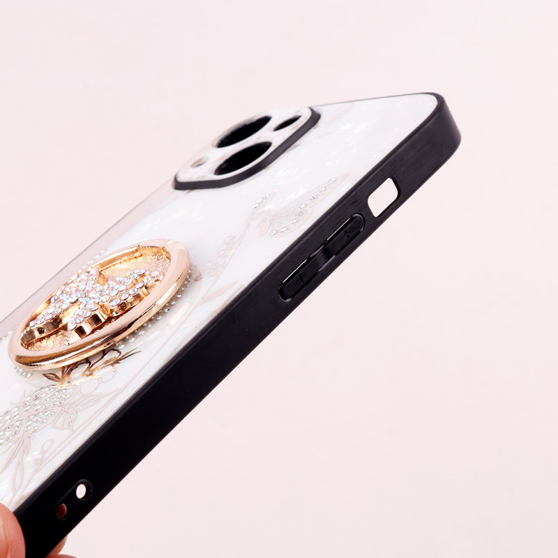 قاب طرح پروانه ای محافظ لنزدار برجسته پاپ سوکت دار iPhone 14