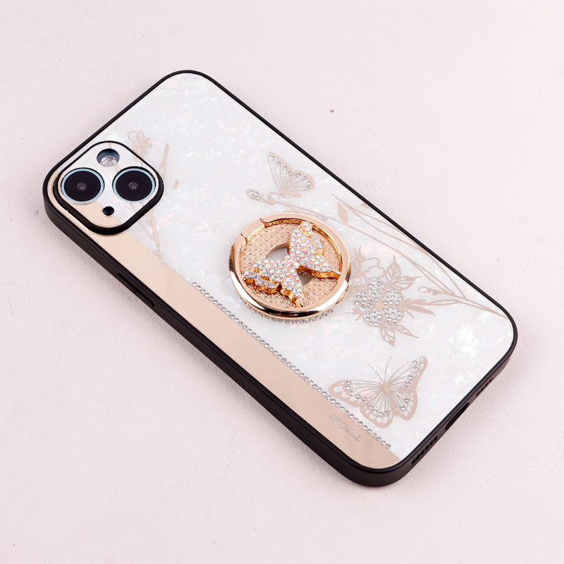 قاب طرح پروانه ای محافظ لنزدار برجسته پاپ سوکت دار iPhone 14 Plus